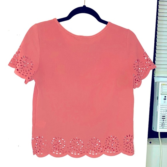 Windsor Pink Flower Detail T-Shirt - Picture 2 of 5